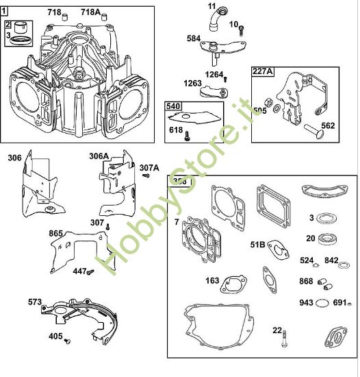 G - GRUPPO CILINDRI B&S - 40 €¦ 40R577-0002-H5 brand Stihl